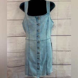 NWT rewash Mini denim dress XL